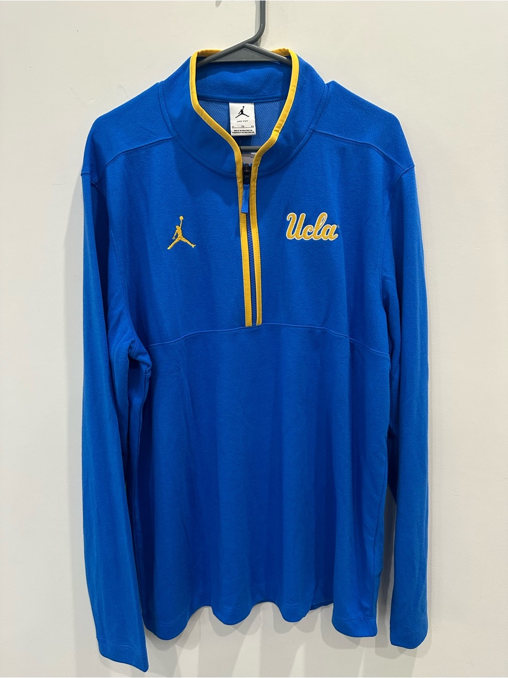 Jordan UCLA Bruins Dri-FIT 1/4 Zip Pullover Men’s XL Blue
